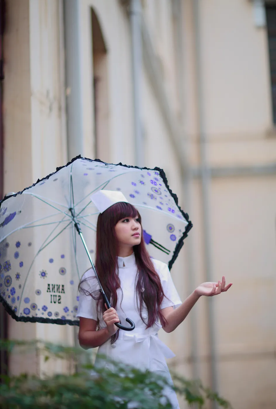 [Mzsock] NO.204 Xiaoya nurse uniform, stockings, high heels and beautiful legs street photography#[70P]-44